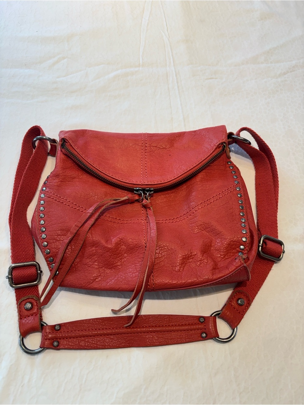 the Sac Leather Crossbody Bag with Stud Detail - Picture 1 of 12